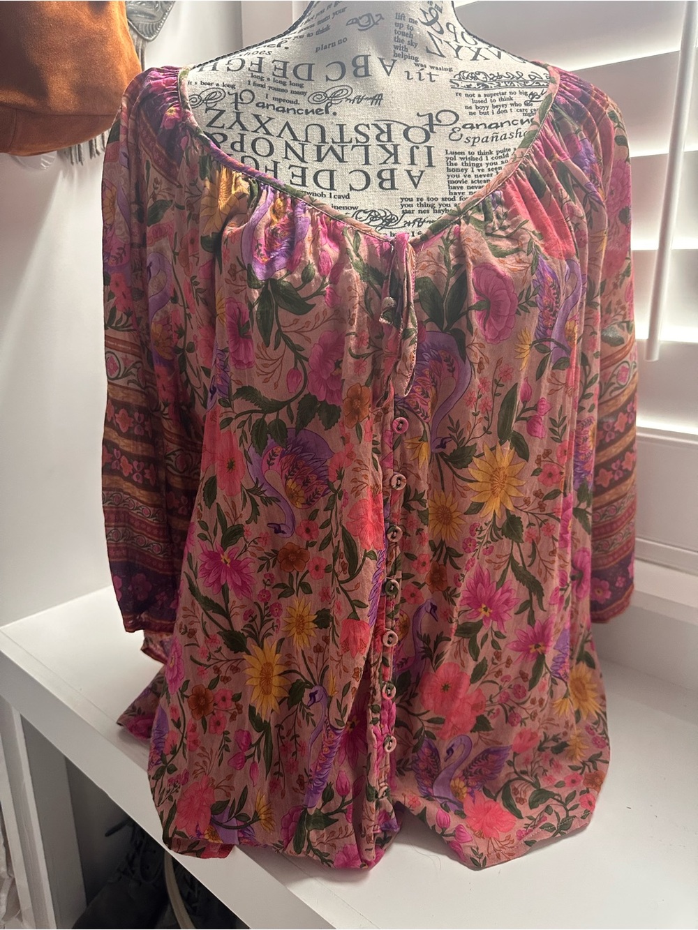 Spell swan lake blouse 🦢 M worn once - Picture 4 of 8